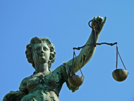 Statue Holding Legal Scales