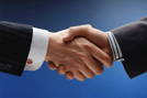 Two Businessmen Shaking Hands